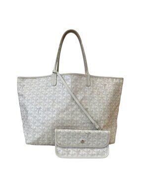 Goyard Saint Louis PM Tote Bag White